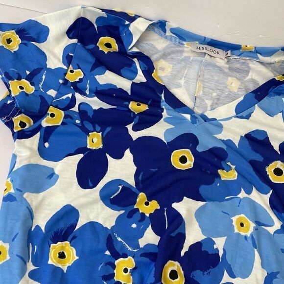 6.NEW! Misslook| Medium| Maxi| Cotton| Shirt | Dress - Picture 9 of 17